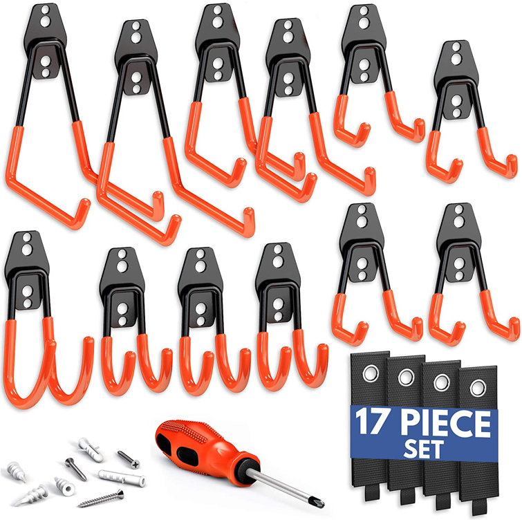 WFX Utility™ Garage Hooks Heavy Duty [ 17 Piece Set ] Our Garage